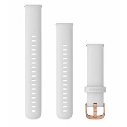 Zamjenski remen GARMIN 18mm - White (RoseGold kopča) , 010-12932-02