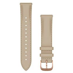 Zamjenski remen GARMIN, 20mm, Light Sand Leather (RoseGold kopča)