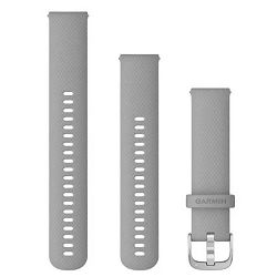 Zamjenski remen GARMIN, 20mm, Powder Gray (srebrna kopča)