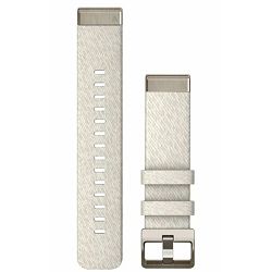 Zamjenski remen GARMIN za Quickfit 20mm Cream Heathered Nylon/soft gold, 010-13279-07