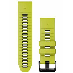 Zamjenski remen GARMIN za Quickfit 26mm Electric Lime/Graphite silicone, 010-13281-03