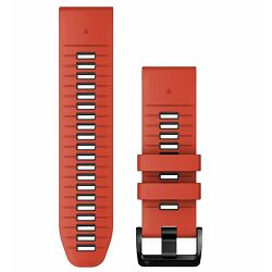 Zamjenski remen GARMIN za Quickfit 26mm Flame red/Graphite silicone, 010-13281-04