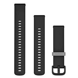 Zamjenski remen GARMIN za Vivoactive 5 20mm crna silicone, 010-12932-30 