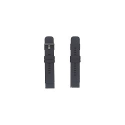 Zamjenski remen MEANIT za smartwatch crni, 20mm