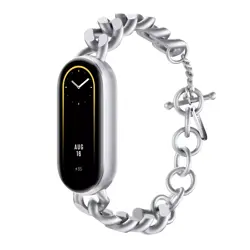 Zamjenski remen XIAOMI Cuban Chain Strap, srebrni