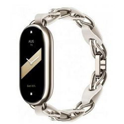 Zamjenski remen za XIAOMI Smart Band 8, Chain Strap bijela
