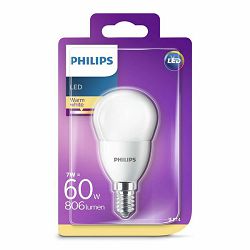 Žarulja LED PHILIPS E14, P48, 7W, topla matir