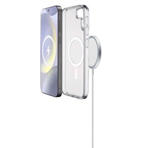 Maska za mobitel CELLULARLINE Gloss Mag, za SAMSUNG Galaxy S25 prozirna