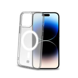 Zaštitna maska za iPhone 14 Pro CELLY, TPU, MAGSAFE prozirna