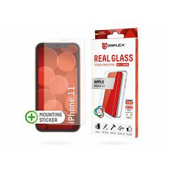 Zaštitno staklo DISPLEX Real Glass 2D za Apple iPhone 11, + prozirna maskica