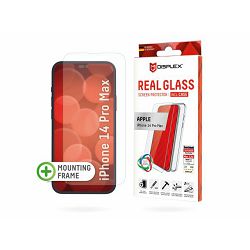 Zaštitno staklo DISPLEX Real Glass 2D za iPhone 14 Pro Max + maskica 