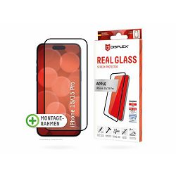 Zaštitno staklo DISPLEX Real Glass Full Cover za iPhone 15/15 Pro