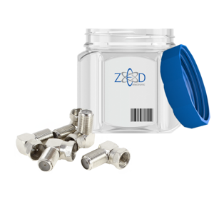 ZED electronic F-Konektor kutni, pakiranje 50 komada - FKK/50