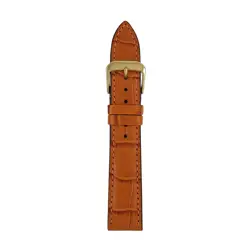 Zeppelin leather strap, brown, 18 mm