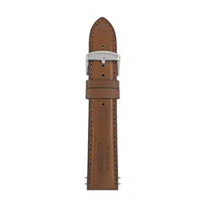 Zeppelin leather strap brown, 22 mm