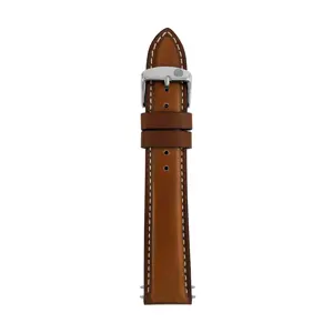 Zeppelin leather strap light brown, 20 mm