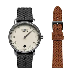 Zeppelin New Captain's Line 8643-5_SET Watch