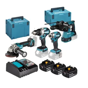 ZESTAW COMBO 18V LXT DGA504+DDF489+DTD173 3*5.0AH