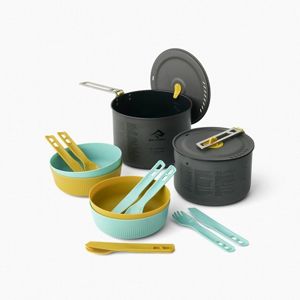 Set posuđa za kampiranje SEA TO SUMMIT Frontier UL Two Pot Cook Set 4P (14-dijelni)