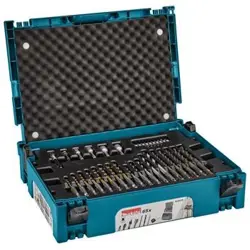 Set svrdla i bitova, MAKITA, B-69478 (65 komada, uključena walizka makpac)