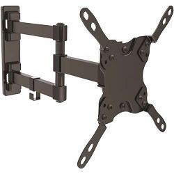 Nosač za TV zidni DELTACO ARM-459 (15"-40", do 20 kg, nagib 17°, zakret 180°, sa zglobom) 