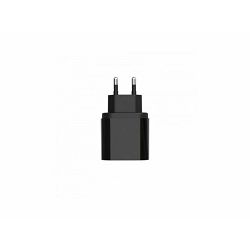 Zidni punjač KSIX, USB-C 25W + PPS crni