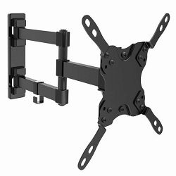 Nosač za TV zidni SBOX LCD-223 (13"-43", do 20 kg, nagib +5°/ -12°, zakret +90° do -90°, sa zglobom)