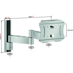 Nosač za TV zidni VOGELS VFW 432 (23"-37", do 32 kg, dupli zglob)