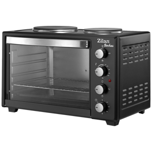 Zilan Mini pećnica, 2 grijače ploče, 45 l, 3200 W, crna - ZLN2935