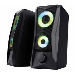 Zvučnici TRUST GXT 606B Javv, RGB LED Osvjetljenje, 2.0 crni