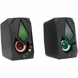 Zvučnici WHITE SHARK GSP-619 Beat, 6W, 2.0, LED crni