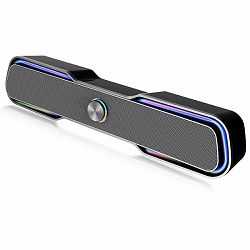 Zvučnik za PC HP DHE-6002 LED 3.5mm crni