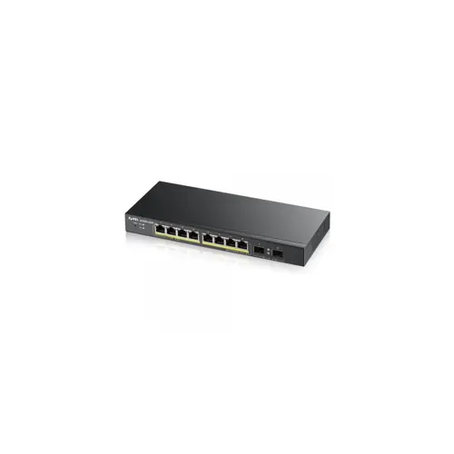 Zyxel GS1900-8HP v3 PoE Managed L2 Gigabit Ethernet (10/100/1000) Power over Ethernet (PoE) Black