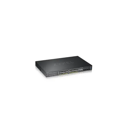 Mrežni prekidač ZYXEL GS2220-28HP-EU0101F (Upravljani L2 Gigabit Ethernet (10/100/1000), Power over Ethernet (PoE), Crna)