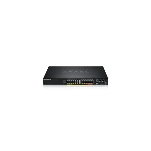 Upravljani Ethernet prekidač ZYXEL XGS2220-30HP (Gigabit Ethernet (10/100/1000), Power over Ethernet (PoE), Crna)