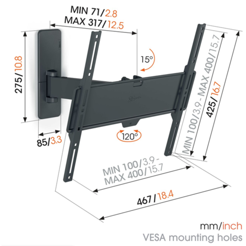 nosac-za-tv-zidni-vogels-tvm1423-32-65-do-25kg-nagib-15-zakr-20338-96976.webp