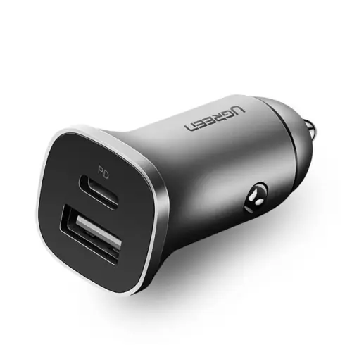 ugreen-car-charger-usb-usb-c-pd-18w-gray-box-75808-e0013669.webp