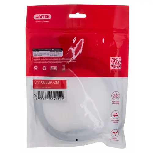 unitek-hdmi-cable-20-4k60hzflat2mc11063bk-2m-82997-kbautkhdm0067.webp