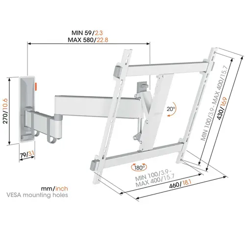 zidni-nosac-za-tv-vogels-tvm-3443wh-32-65-nagib-20-zakret-18-31112-96984.webp
